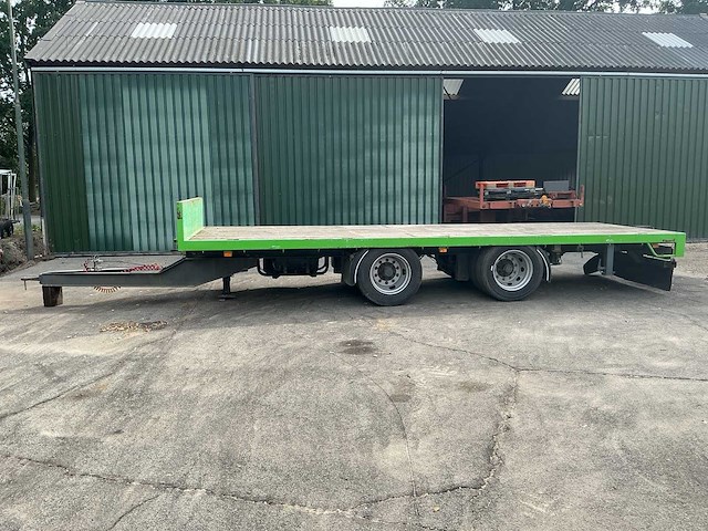2000 burg bpm 00-20 srnxx 2-assige plateauaanhanger – 20 ton – luchtgeveerd - afbeelding 5 van  7