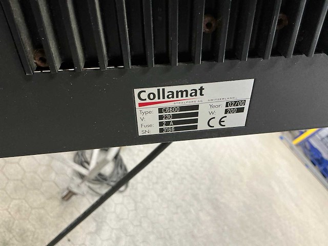 2000 collamat c6600 labelmachine - afbeelding 4 van  5