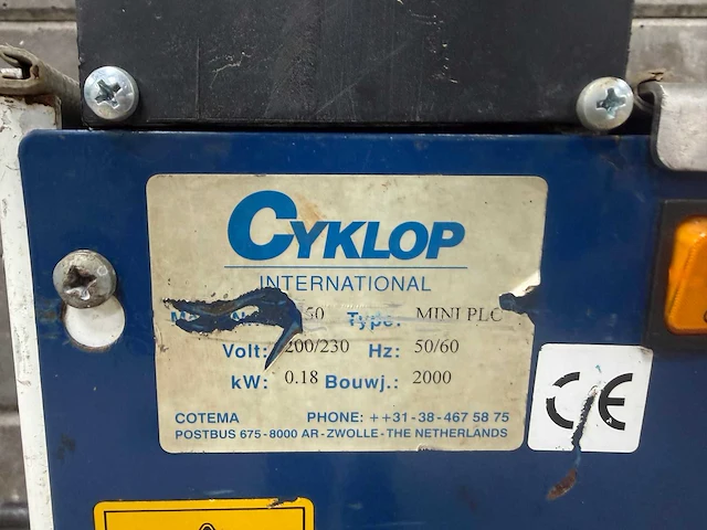 2000 cyklop mini plc bindmachine - afbeelding 7 van  7