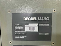 2000 deckel maho dmu80t - cnc universele bewerkingscentra - afbeelding 16 van  16