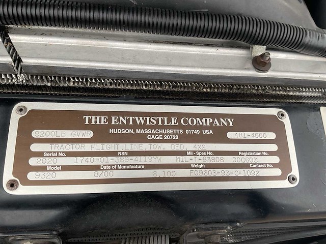 2000 dodge 2500 ram vliegtuigsleper - afbeelding 8 van  12