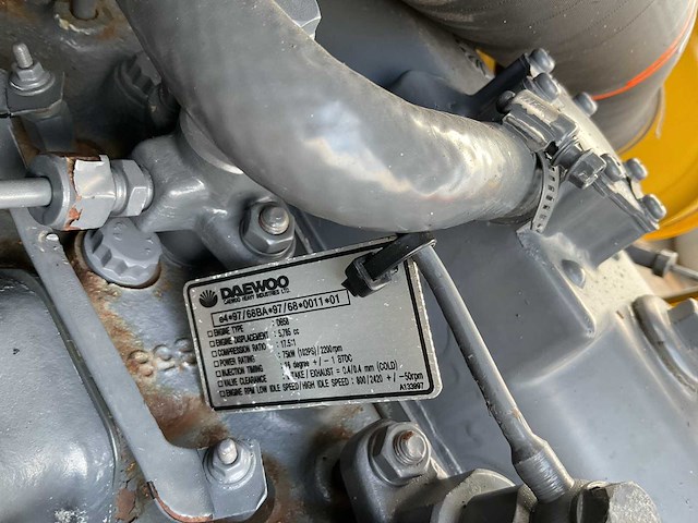 2000 doosan d 70 s-2 vorkheftruck - afbeelding 4 van  16