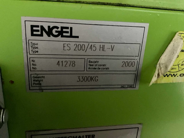 2000 engel es 200/45 hl - victory spuitgietmachine - afbeelding 3 van  17