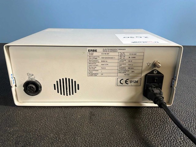 2000 erbe icc 50 int diathermie, snij en coagulatieapparatuur - afbeelding 3 van  4