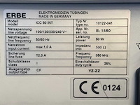 2000 erbe icc 50 int diathermie, snij en coagulatieapparatuur - afbeelding 4 van  4