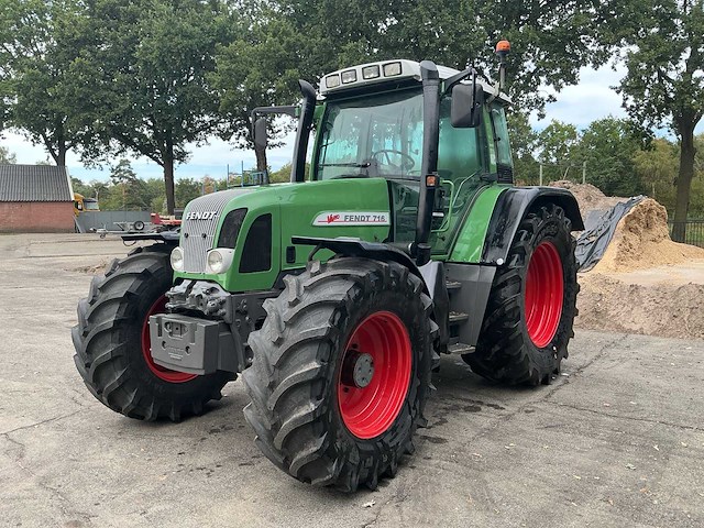 2000 fendt 716 vario 4wd landbouwtractor 160 pk – geveerde vooras - afbeelding 1 van  35