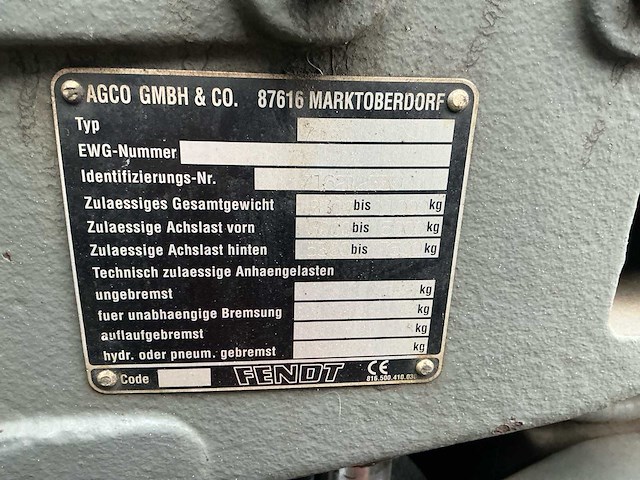2000 fendt 716 vario fronthef - afbeelding 14 van  25
