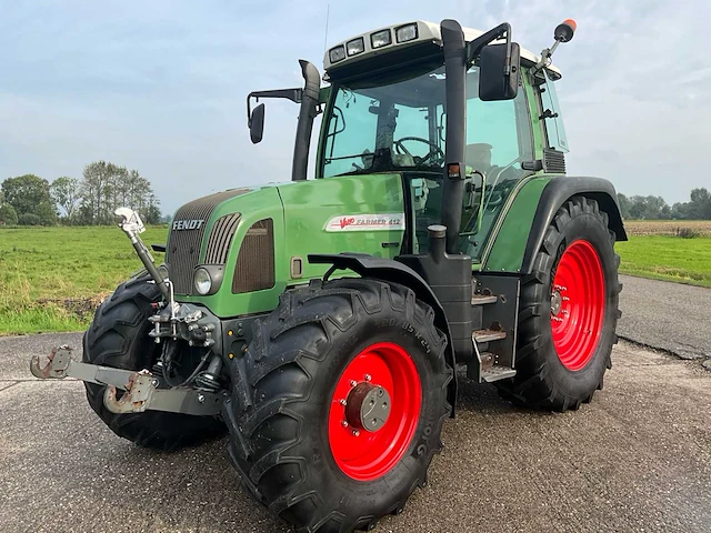 2000 fendt farmer 411 vario vierwielaangedreven landbouwtractor - afbeelding 1 van  34