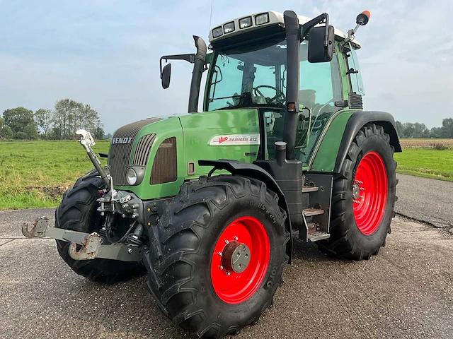 2000 fendt farmer 411 vario vierwielaangedreven landbouwtractor - afbeelding 12 van  34