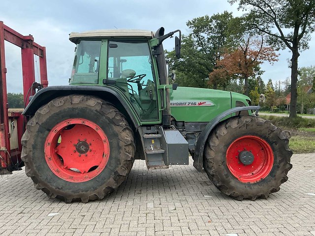 2000 fendt favorit 716 vario vierwielaangedreven landbouwtractor - afbeelding 19 van  22
