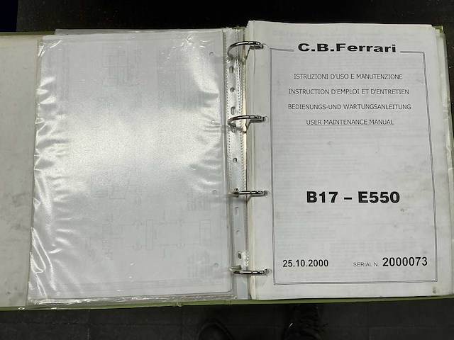 2000 ferrari b17 universele freesmachine - afbeelding 18 van  30