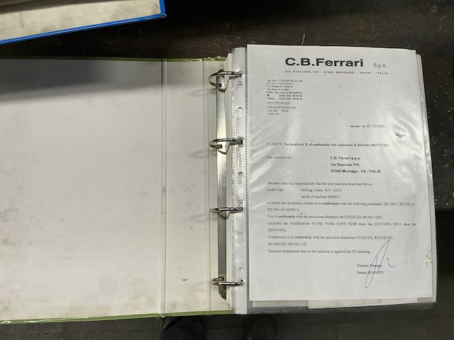 2000 ferrari b17 universele freesmachine - afbeelding 20 van  30