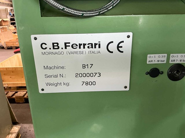 2000 ferrari b17 universele freesmachine - afbeelding 24 van  30