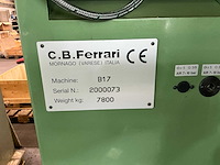 2000 ferrari b17 universele freesmachine - afbeelding 24 van  30