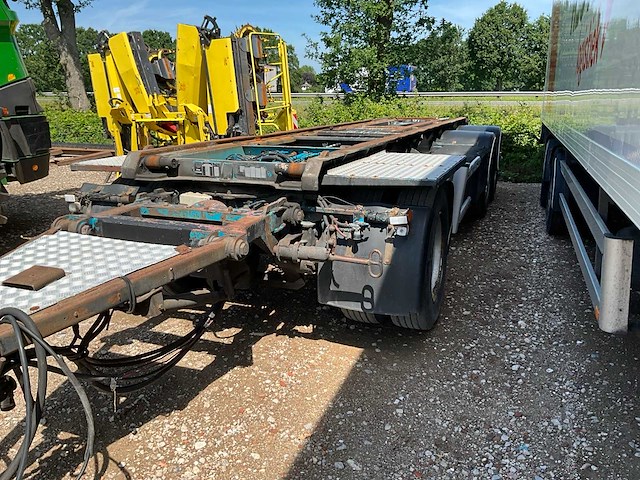 2000 floor flka-10-18 oplegger trailer / containerchassis - afbeelding 4 van  9