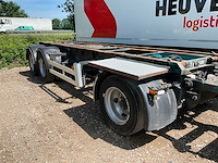 2000 floor flka-10-18 oplegger trailer / containerchassis - afbeelding 1 van  9