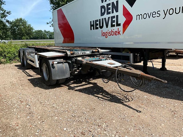 2000 floor flka-10-18 oplegger trailer / containerchassis - afbeelding 2 van  9