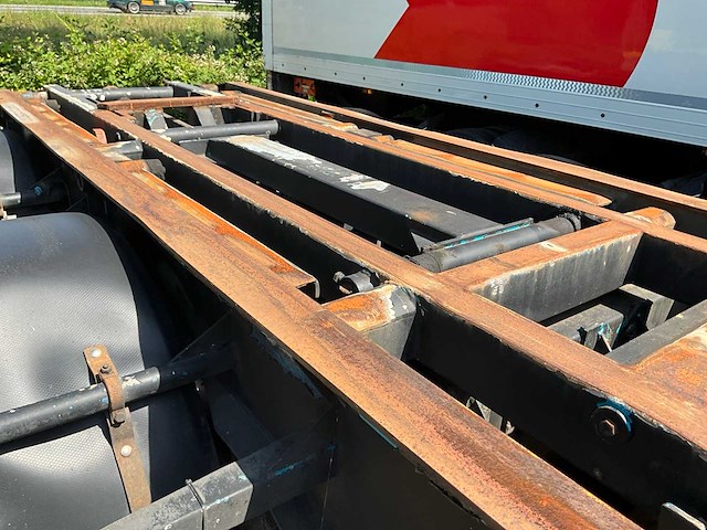 2000 floor flka-10-18 oplegger trailer / containerchassis - afbeelding 7 van  9