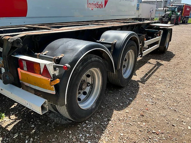 2000 floor flka-10-18 oplegger trailer / containerchassis - afbeelding 6 van  9