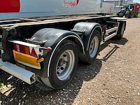 2000 floor flka-10-18 oplegger trailer / containerchassis - afbeelding 6 van  9