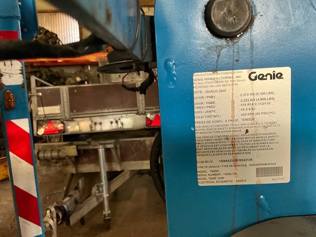 2000 genie tmz 50 hoogwerker/hijskraan - afbeelding 4 van  20