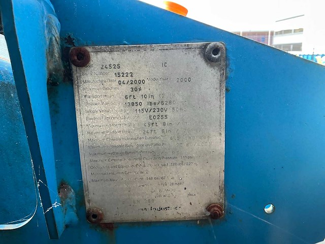 2000 genie z45/25 hoogwerker - afbeelding 23 van  27