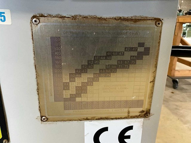 2000 gomad fds tafel- en spilfreesmachine - afbeelding 2 van  11