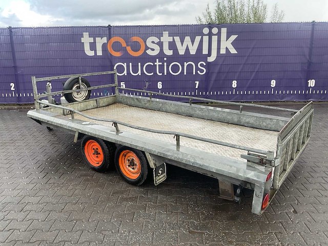 2000 hapert h aanhangwagen/kipper trailer - afbeelding 5 van  11
