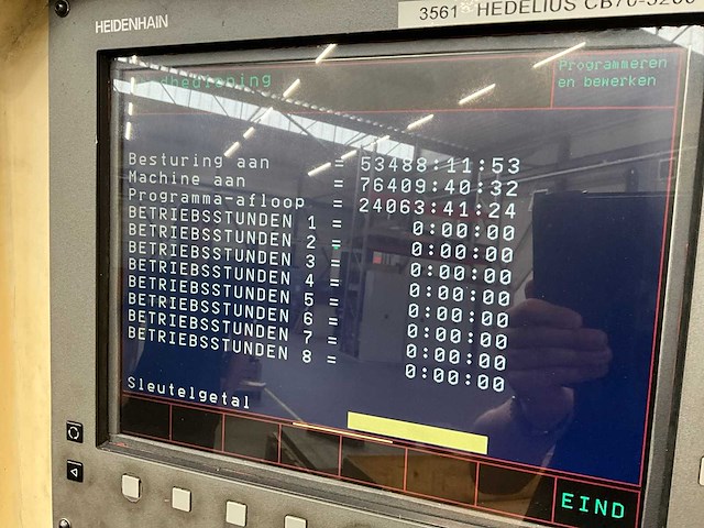 2000 hedelius cb 70 cnc-bewerkingscentrum - afbeelding 1 van  1