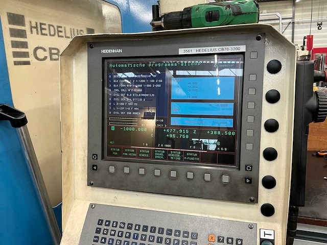 2000 hedelius cb70-3200 bedfreesmachine - afbeelding 21 van  22