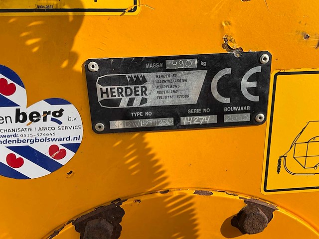 2000 herder kmdw150 klepelmaaier - afbeelding 7 van  7