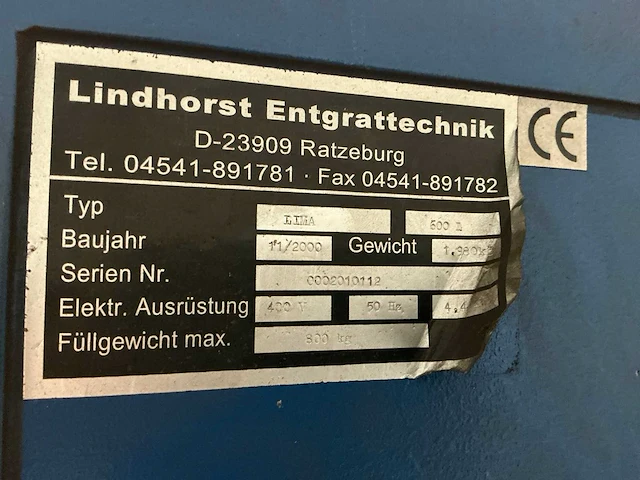 2000 heva i lima - 600 l ontbraamtrommel - afbeelding 8 van  8