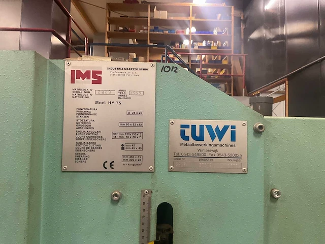 2000 ims hy75 pons- en knipmachine - afbeelding 3 van  8