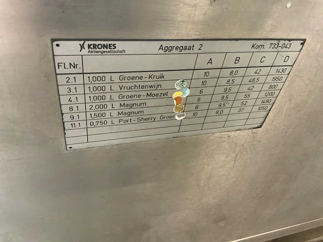 2000 krones variomatic roterende labelmachine - afbeelding 6 van  31