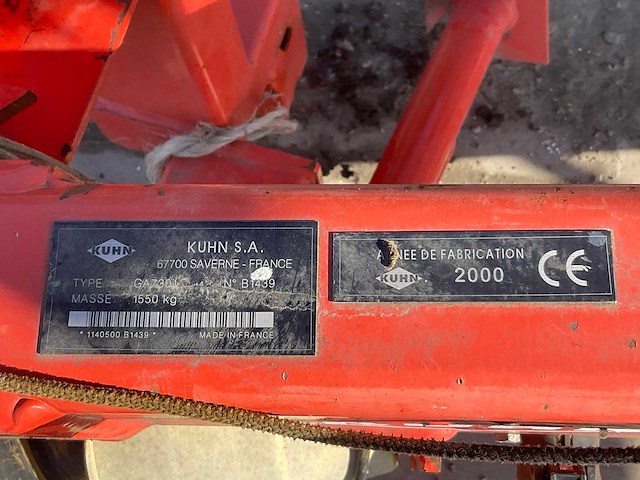 2000 kuhn ga 7301 grashark - afbeelding 4 van  12