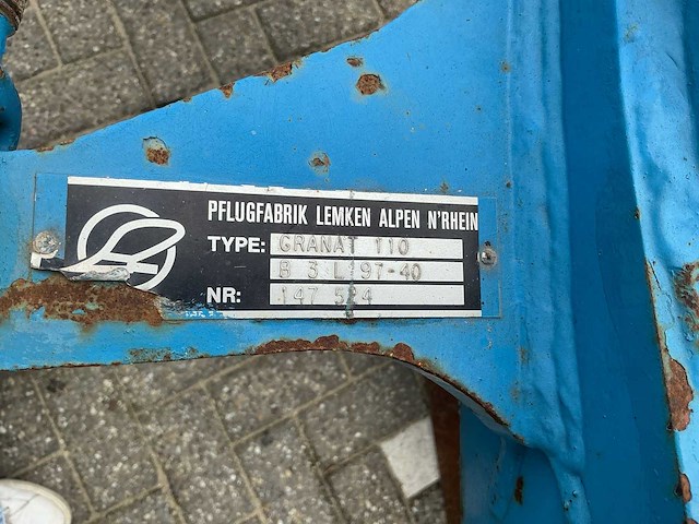 2000 lemken granat 110 ploeg - afbeelding 7 van  7