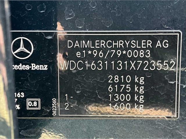 2000 mercedes-benz m-klasse 270 cdi personenauto - afbeelding 26 van  32