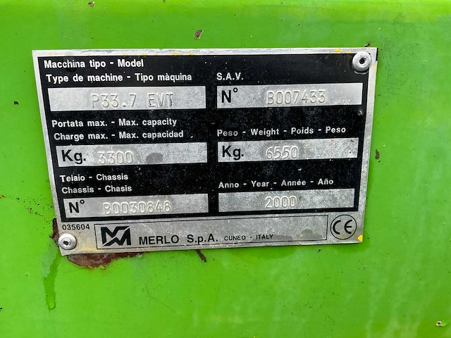 2000 merlo p33.7 evt verreiker - afbeelding 35 van  40