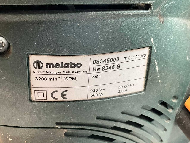 2000 metabo hs 8345 s heggenschaar - afbeelding 6 van  6