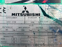 2000 mitsubishi fb16nt vorkheftruck - afbeelding 7 van  9