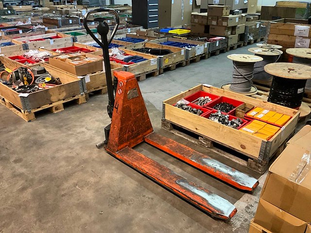 2000 mxc/gn hand hydraulische schaarpalletwagen - afbeelding 1 van  7