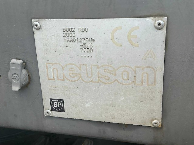 2000 neuson 8002 rdv 2003 kefdrill kd 33 gw grondboor hydroklem - afbeelding 51 van  56