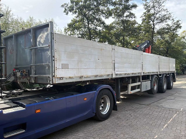 2000 pacton t3-003 oplegger met hiab 130r kraan - afbeelding 1 van  30