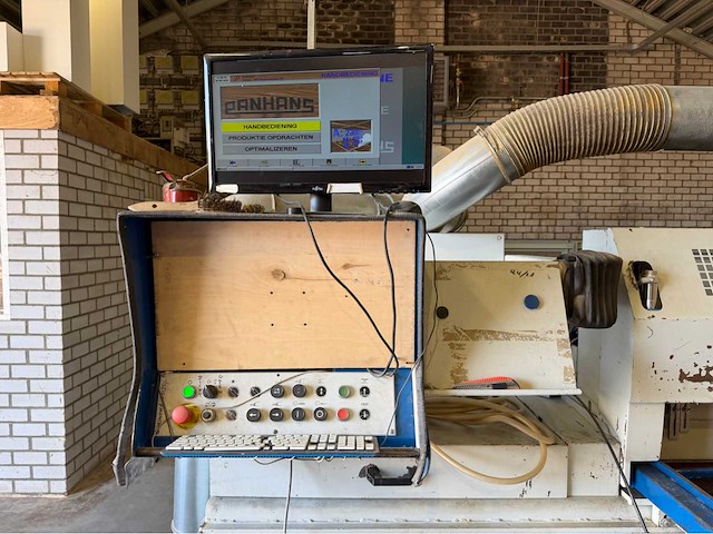 2000 panhans 693 / euro 12sf cnc-platenopdeel -en massiefhoutzaagmachine - afbeelding 9 van  24