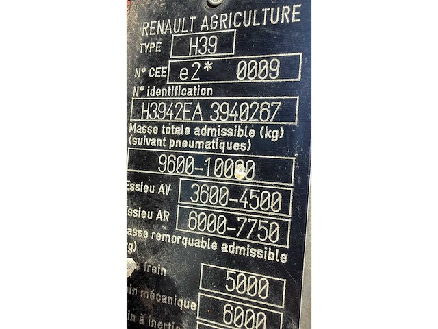 2000 renault temis 650 z vierwielaangedreven landbouwtractor - afbeelding 4 van  12
