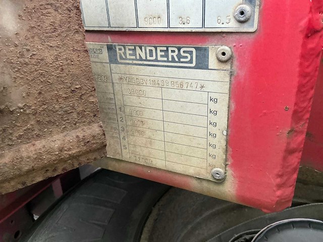 2000 renders euro 800 containerchassis oplegger - afbeelding 25 van  37