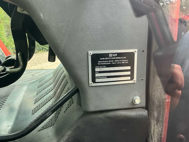 2000 same silver 90 vdt vierwielaangedreven landbouwtractor - afbeelding 7 van  29