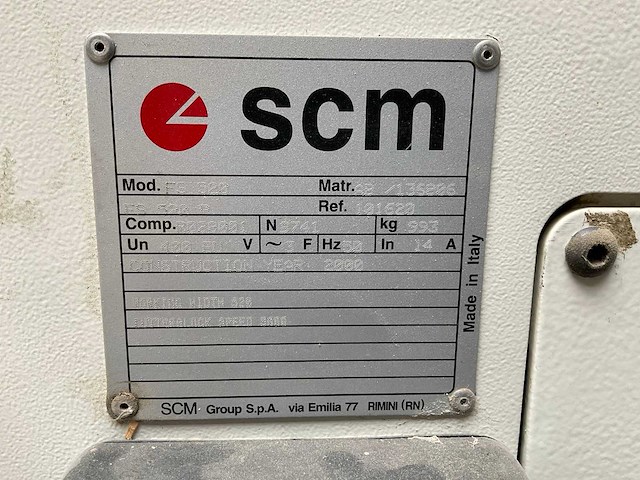 2000 scm fs 520 gecombineerde vlakvandiktebank - afbeelding 4 van  8