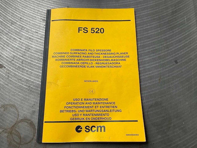 2000 scm fs 520 gecombineerde vlakvandiktebank - afbeelding 5 van  8
