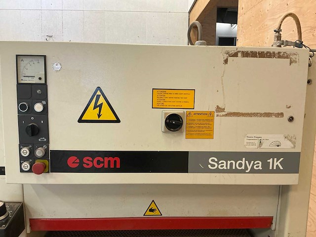2000 scm sandya 1k / uno cs 95 breedbandschuurmachine - afbeelding 6 van  8